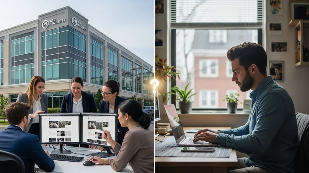 Web Design Firm and a Web Design freelancer