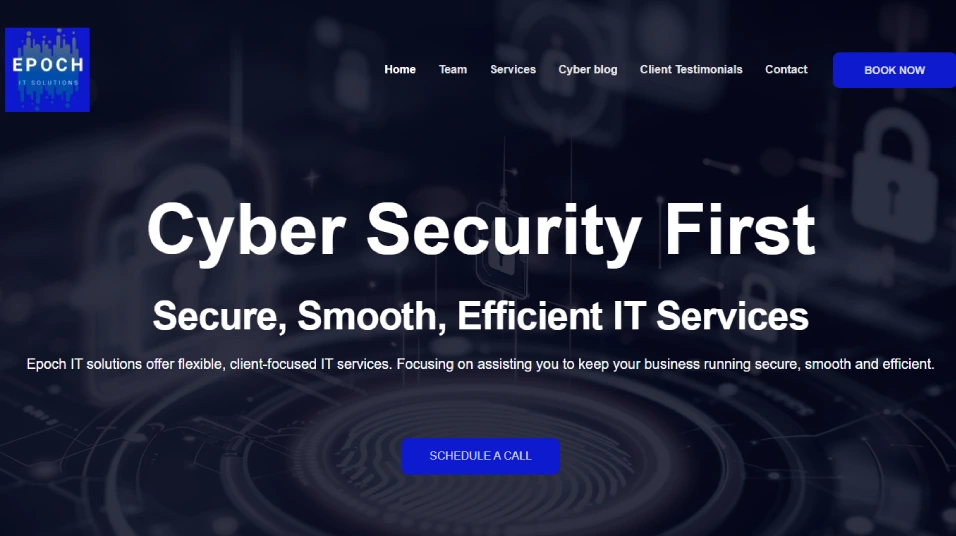 Website Designed For Epoch IT